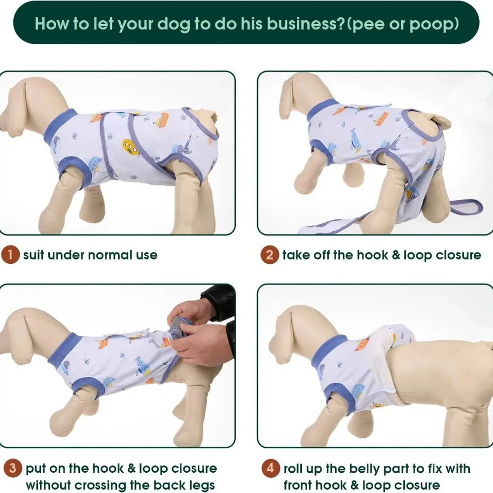 Kuoser Recovery Suit for Dogs Cats After Surgery